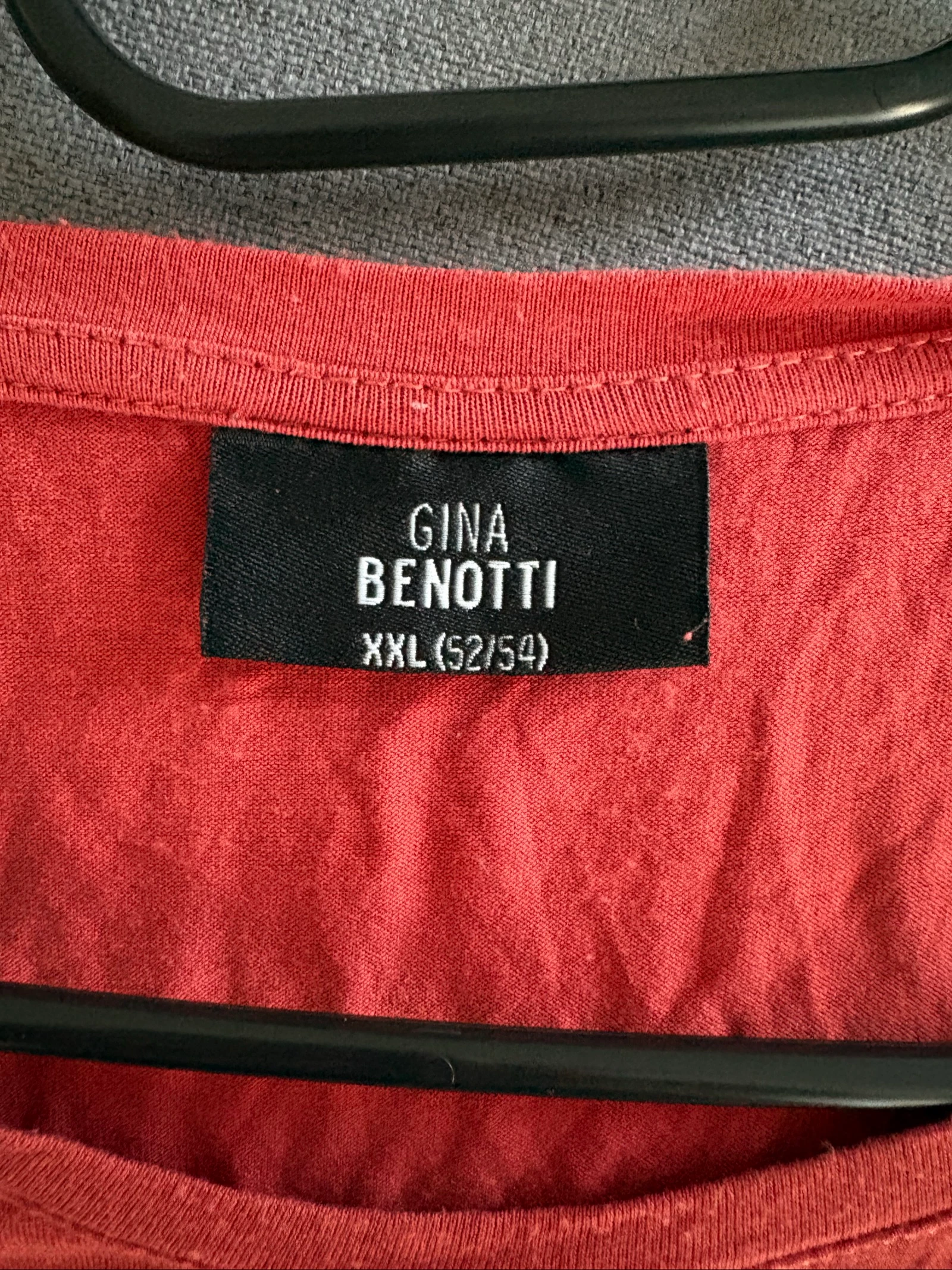 Camiseta feminina 52/54 coral em ótimo estado – photo 7